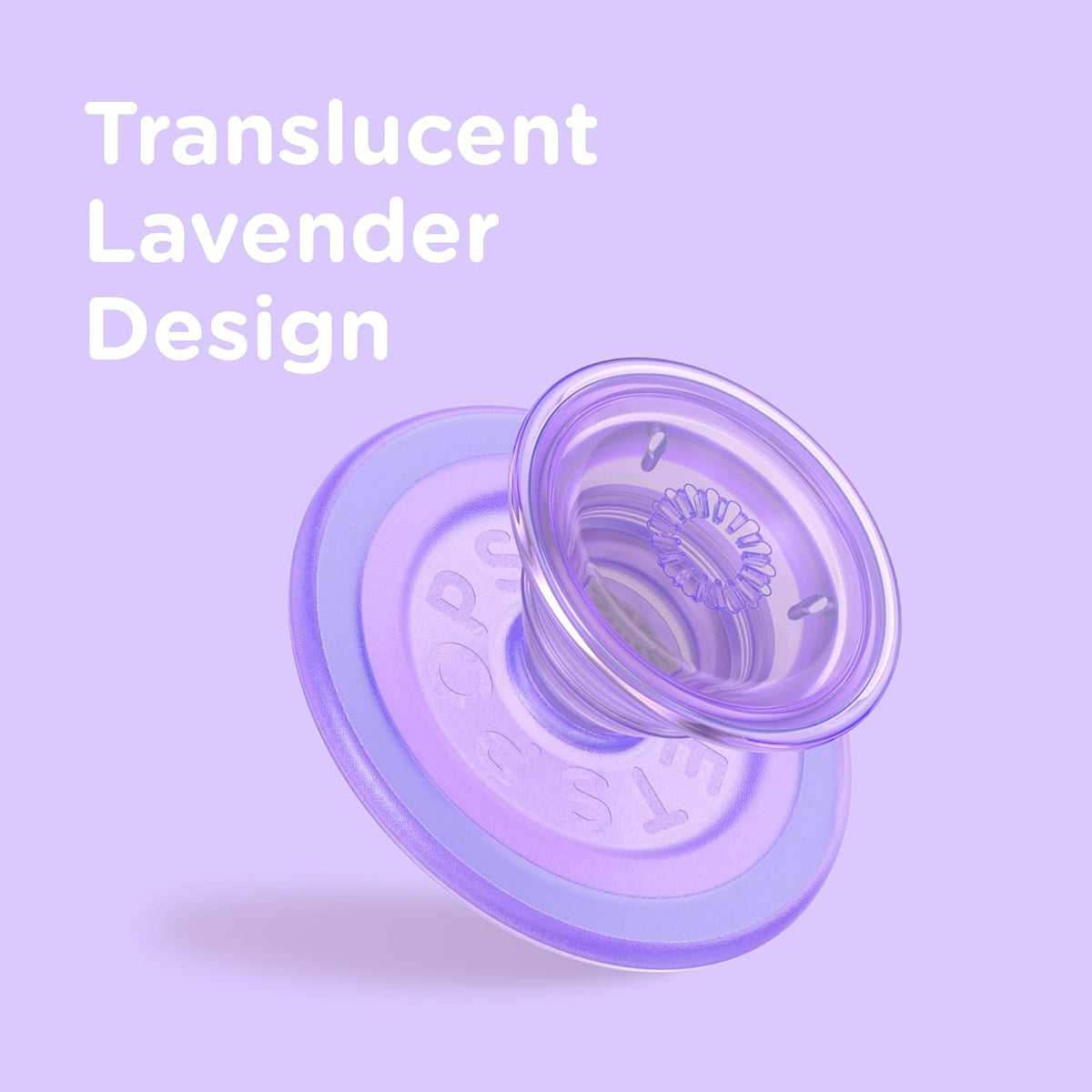 PopSockets Phone Grip for MagSafe, Magnetic Holder- Purple Fields