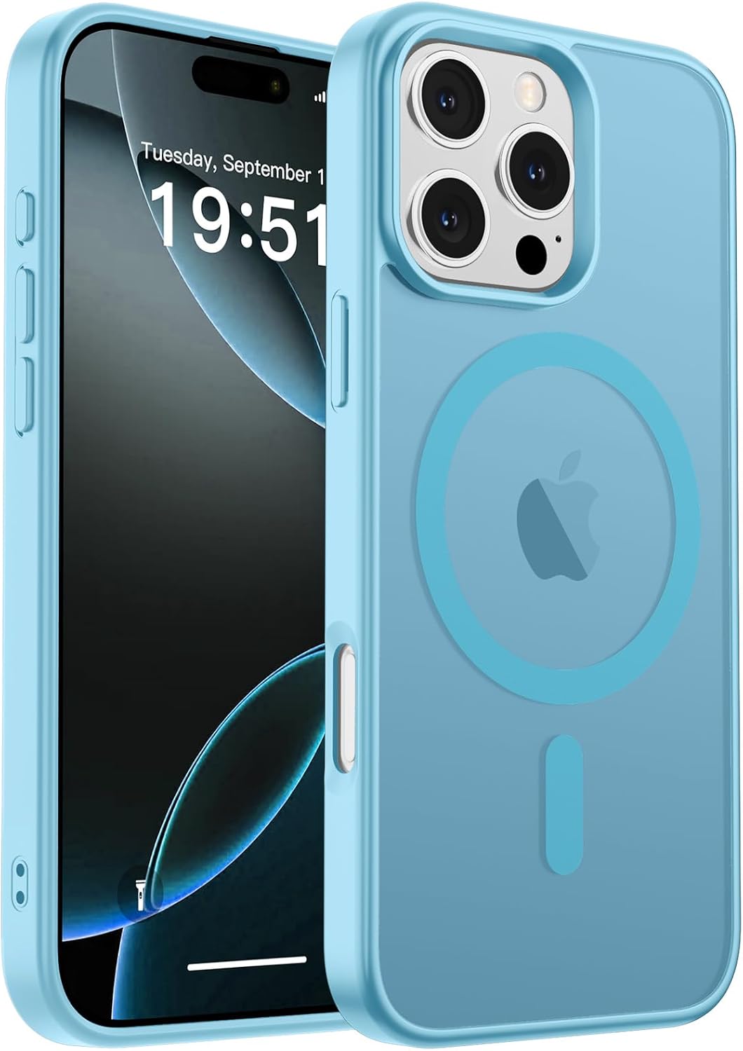 zapica Magnetic for iPhone Air Case, Dark Blue