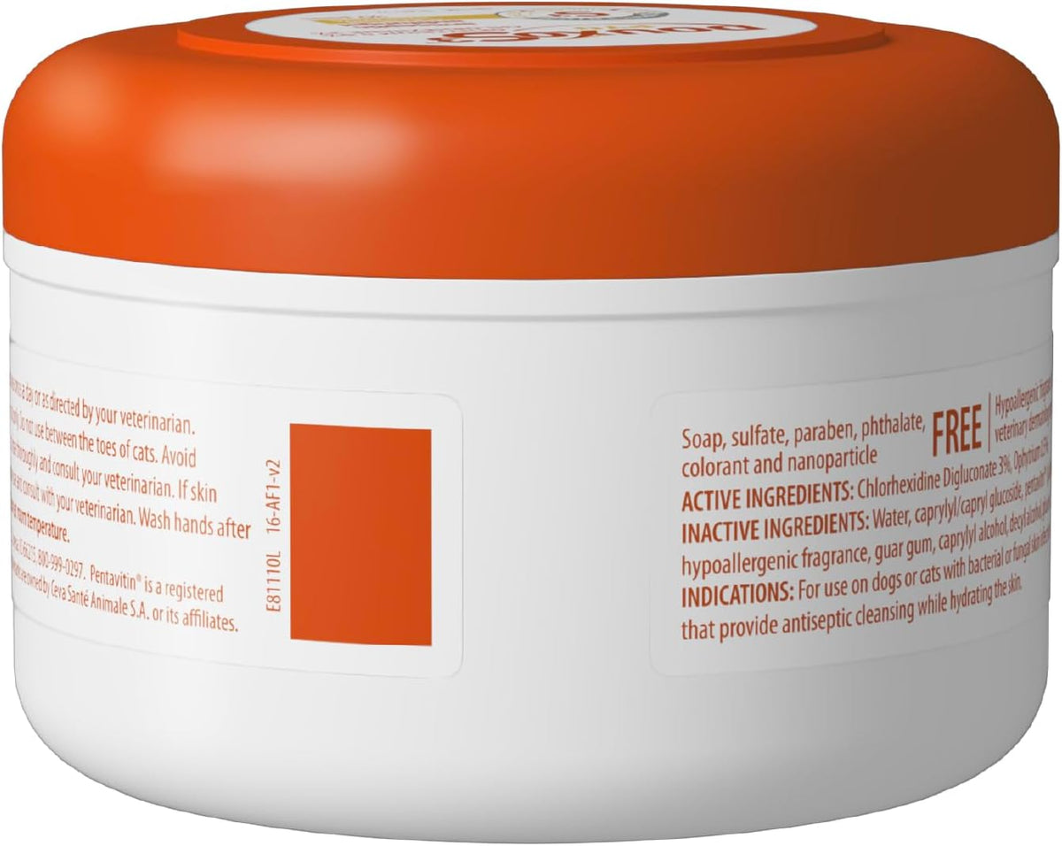 Douxo S3 PYO Pads, 3% Chlorhexidine Wipes for Dogs and Cats, 30 Pads