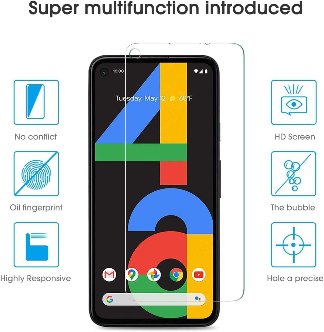 OMOTON 3+2 Pack for Google Pixel 11 Screen Protector 6.3-inch