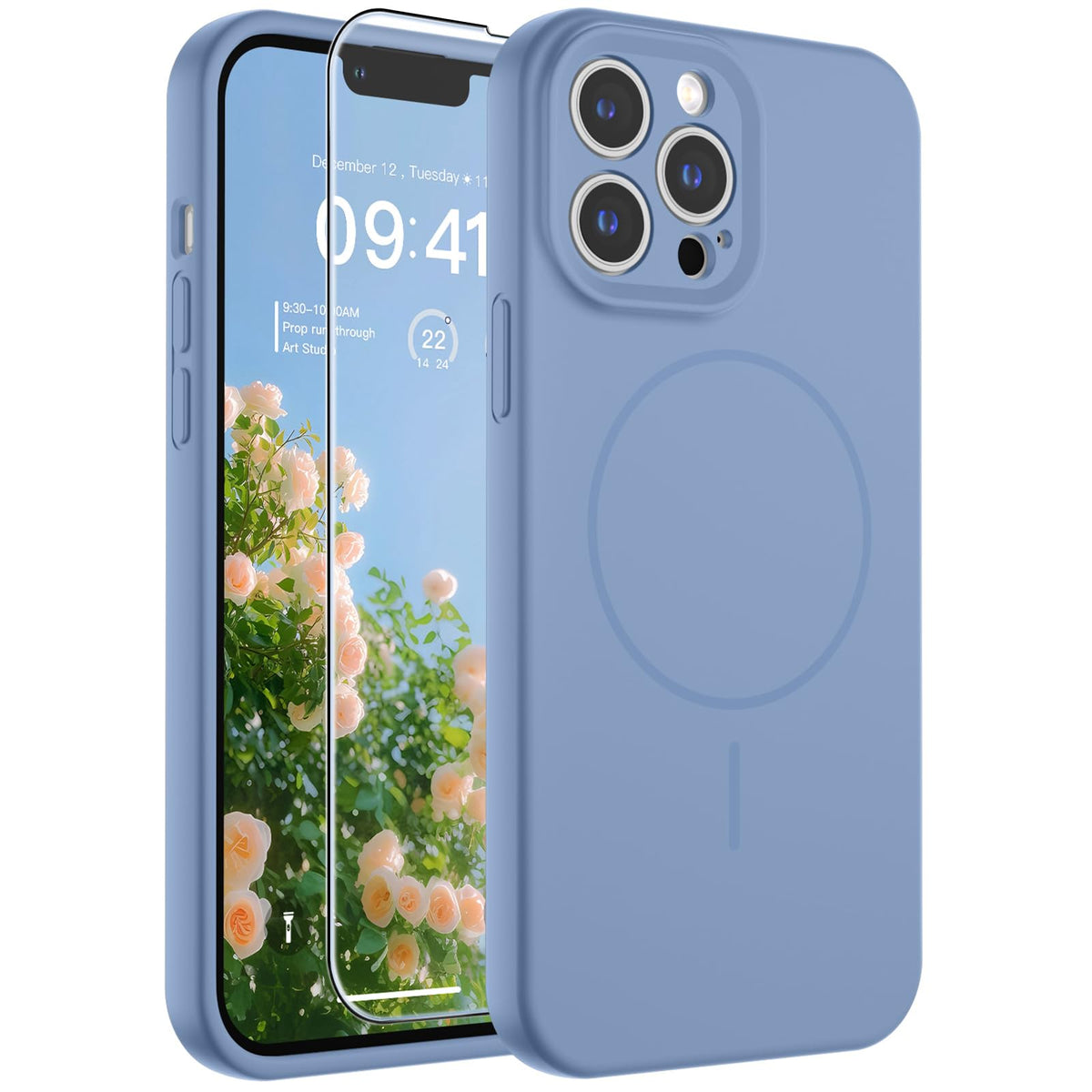 SUPFINE Silicone & Magnetic for iPhone 16 Pro Case
