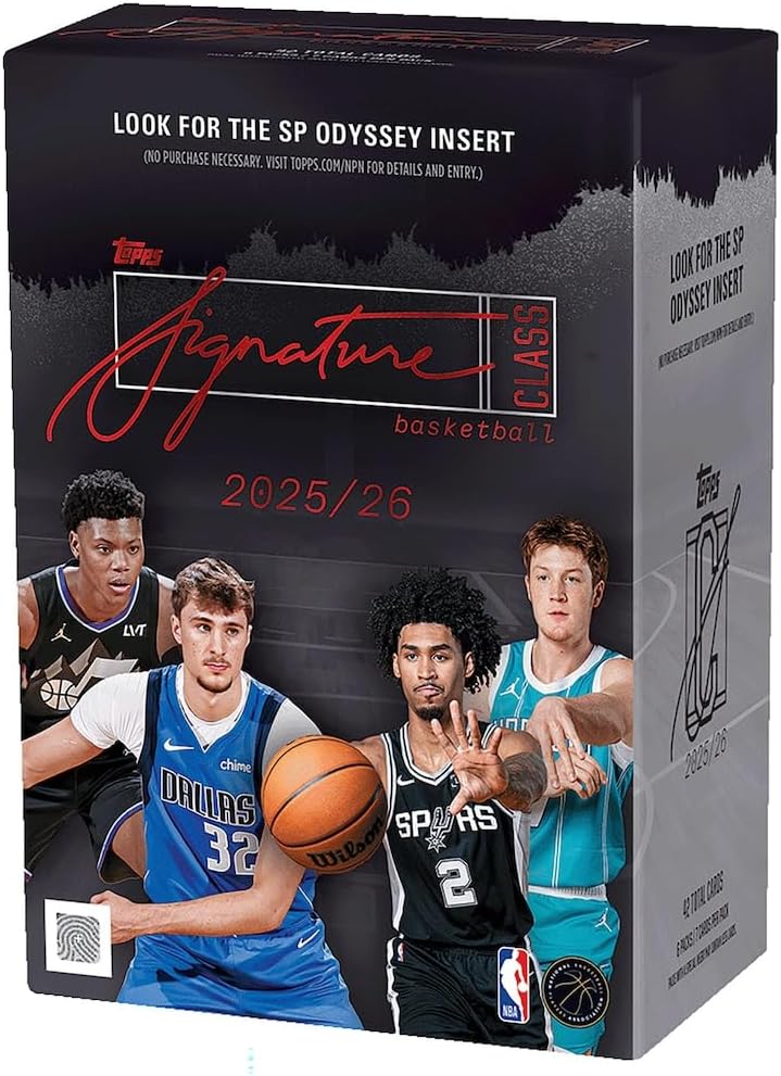 2025-26 Topps Signature Class Basketball - Factory Sealed - Value Box 7 Cards per Pack. 6 Packs per Box.