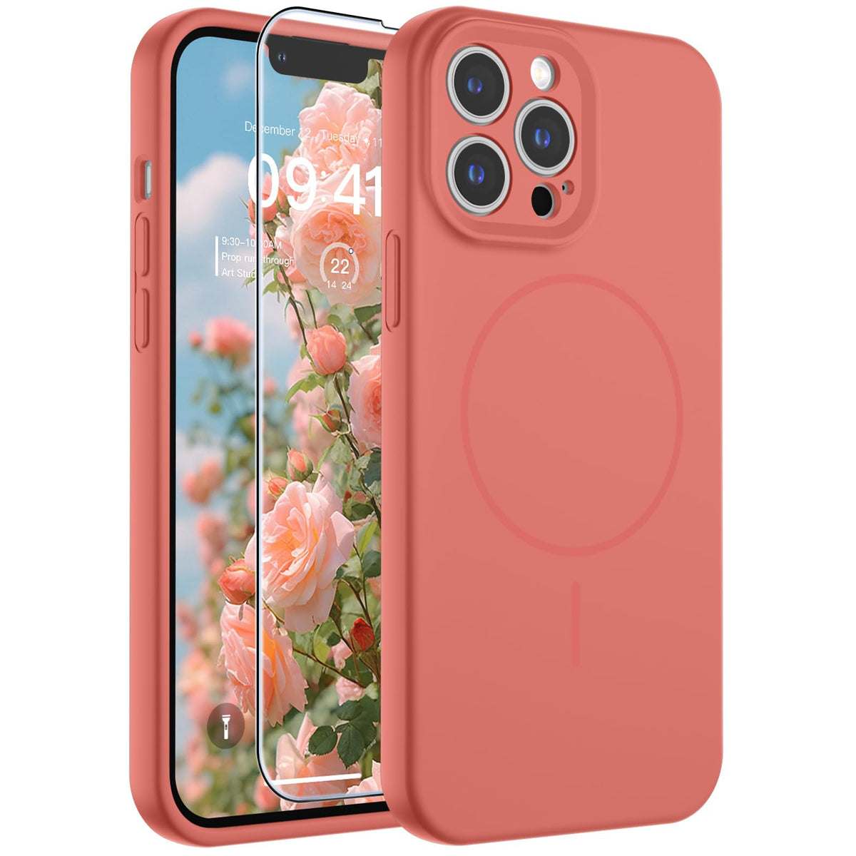 SUPFINE Silicone & Magnetic for iPhone 16 Pro Case
