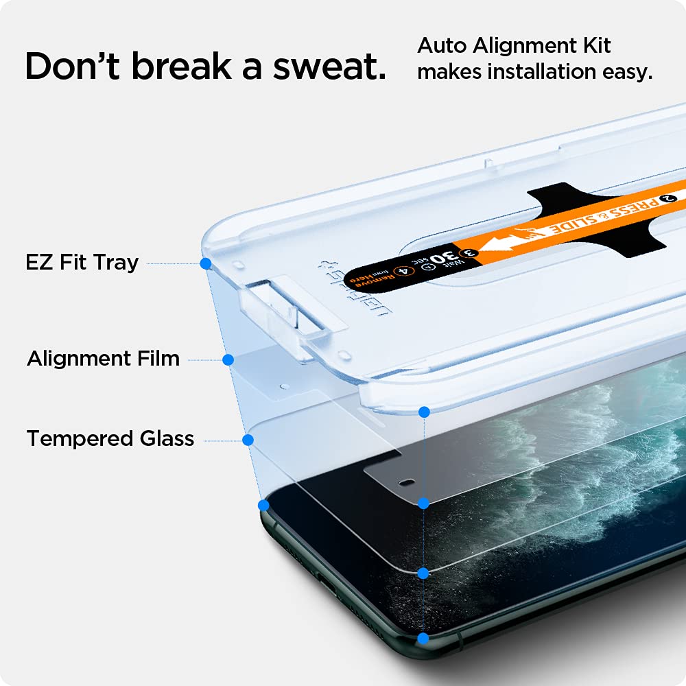 Spigen Screen Protector for iPhone 18 Pro Max, 17 Pro Max, 16 Pro Max
