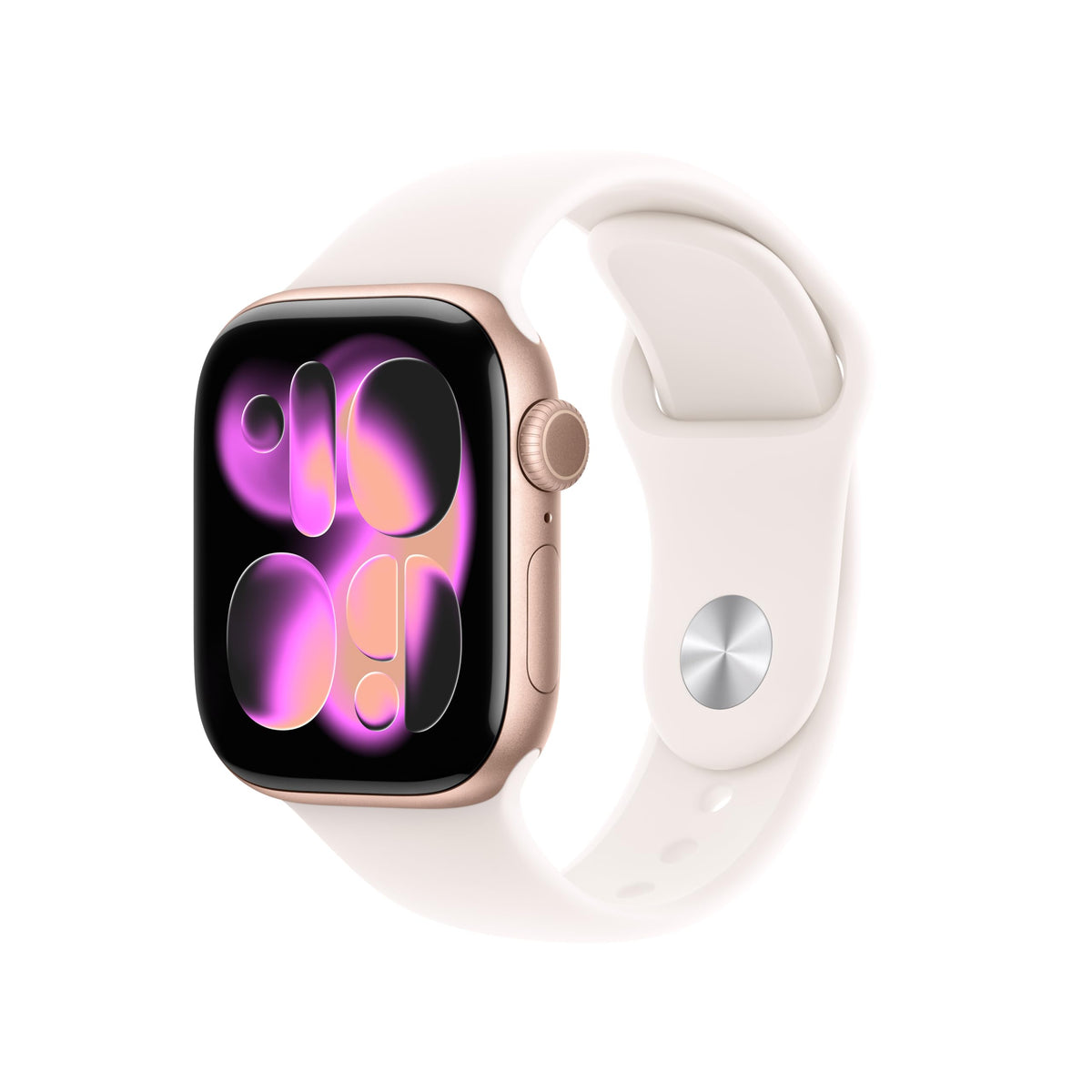Apple Watch Series 11 GPS 42mm Smartwatch with Space Grey Aluminium Case with Black Sport Band S/M. Sleep Score, Fitness Tracker, Health Monitoring, Always-On Display, Water Resistant