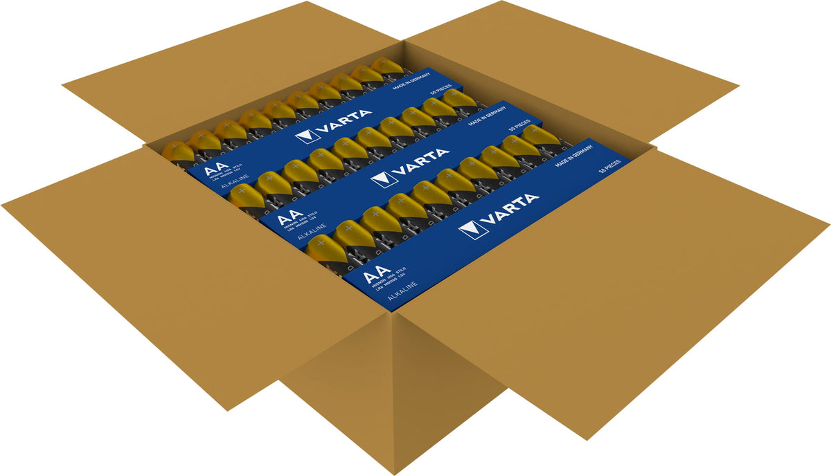 VARTA Batteries AA, Pack of 40, Power on Demand, Alkaline, 1.5 V