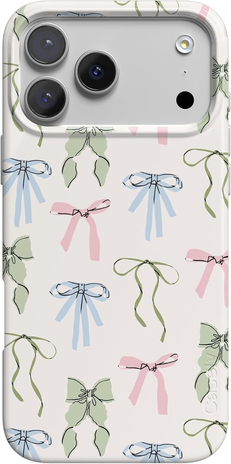 Casely iPhone 17 Case | Pastel Picnic | Blue Gingham | Compatible with MagSafe | Classic Ultra Thin Design