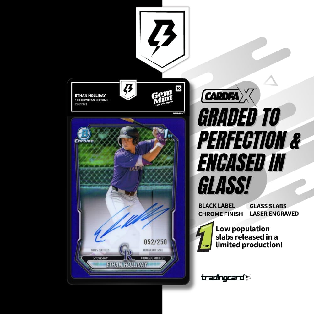 Graded 10 Baseball Cards | Gem Mint 10 Guarantee By TradingCard360®