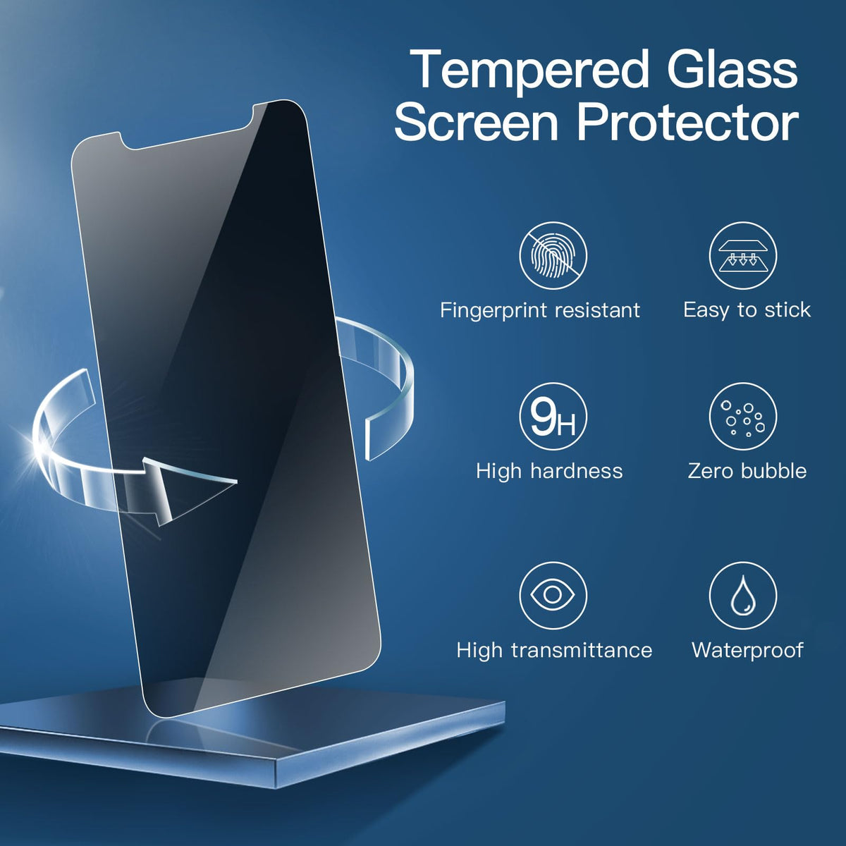 NEW'C for iPhone 17 Pro Max, iPhone 16 Pro Max Screen Protector HD Clear