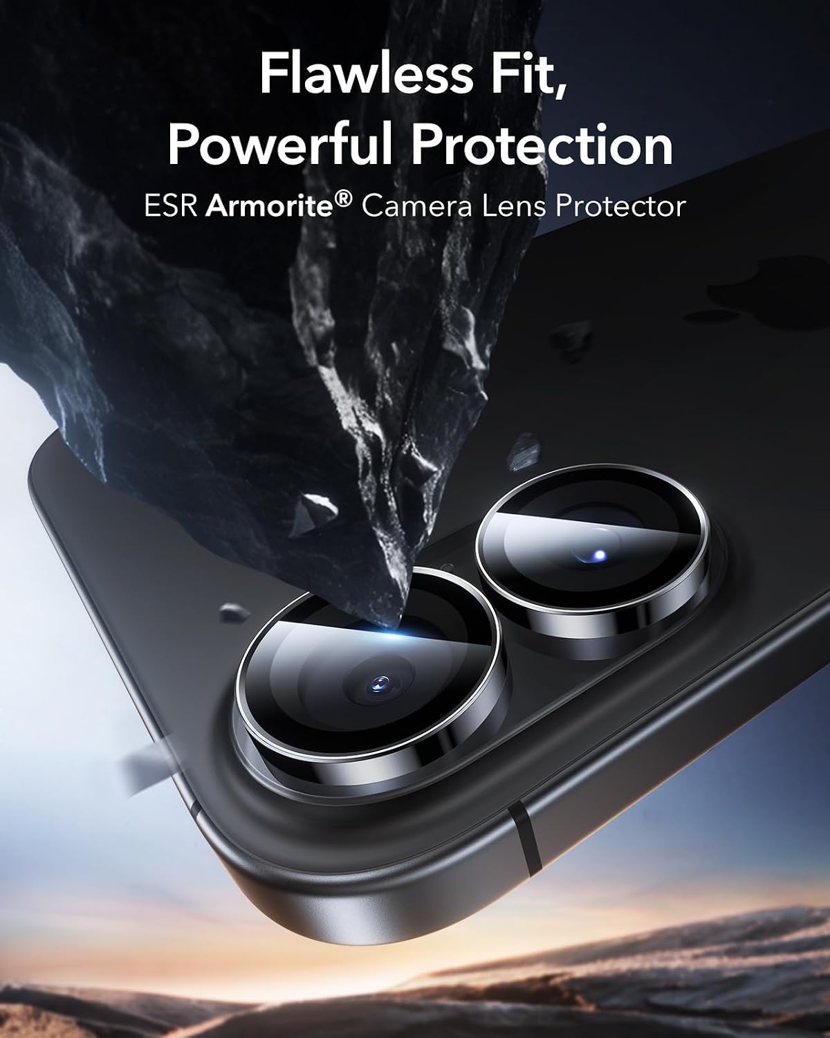 ESR for iPhone Duo Camera Lens Protector, 1 Pack, Blue