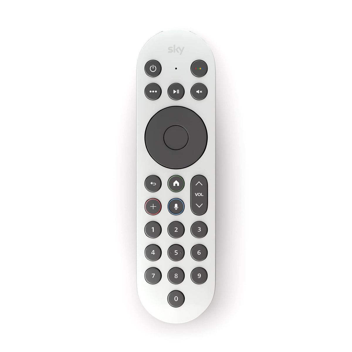 Sky Glass and Sky Stream TV Remote - Anthracite Black