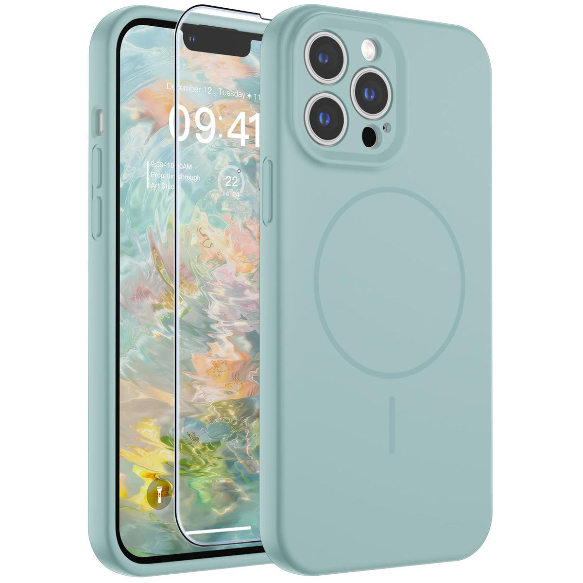 SUPFINE Silicone & Magnetic for iPhone 16 Pro Case