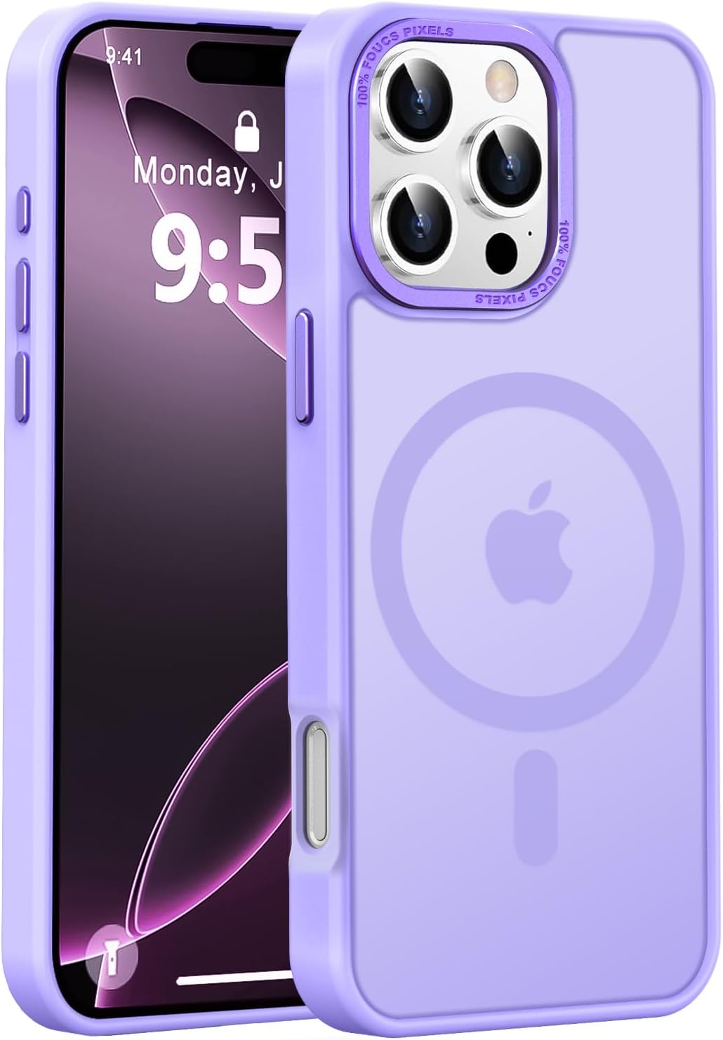 Newfuture Magnetic for iPhone Air Case Matte Shockproof, Light Blue