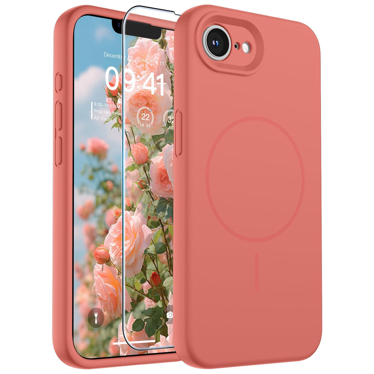 SUPFINE Silicone & Magnetic for iPhone 16 Pro Case