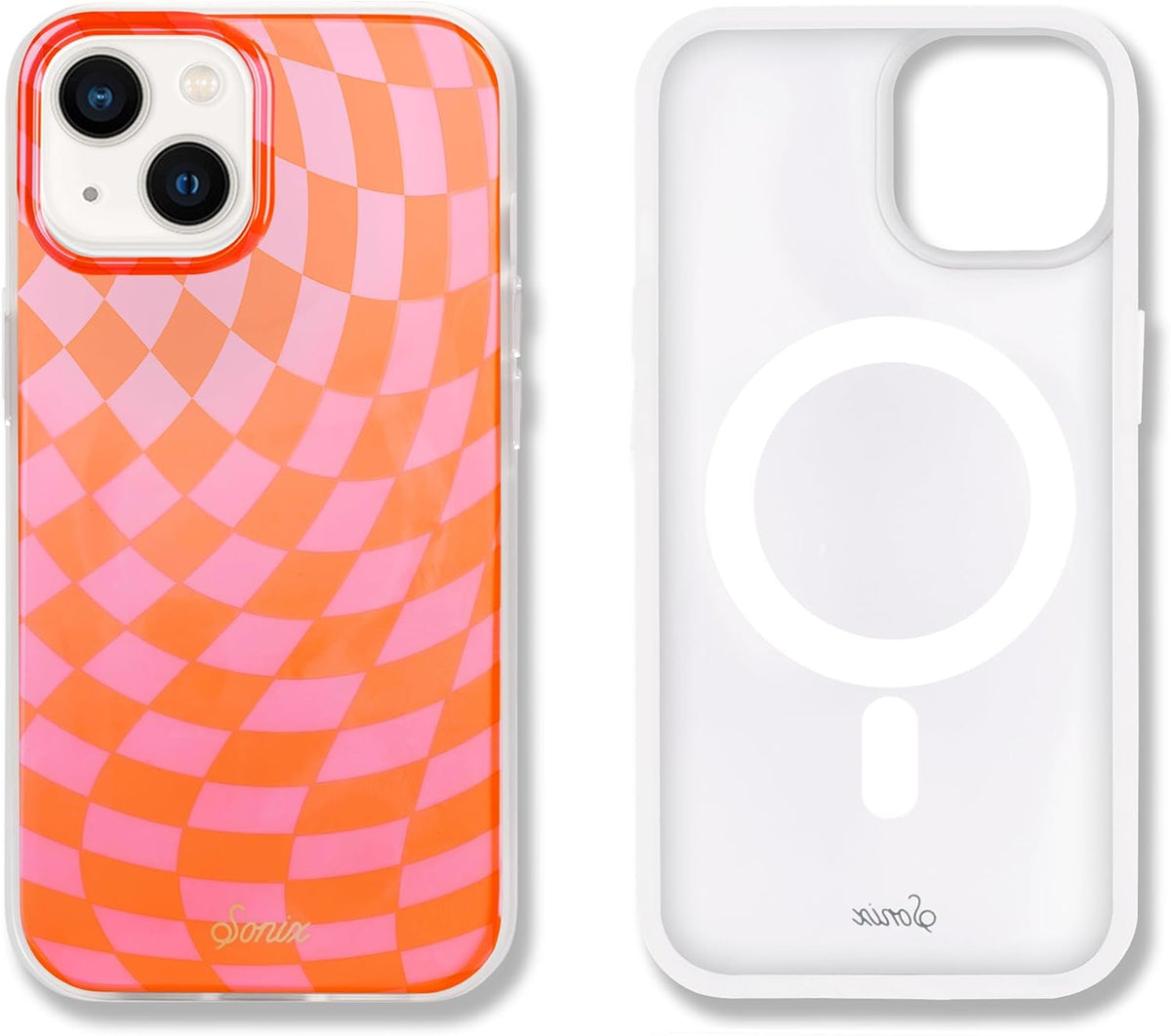 Sonix Case for iPhone 18 Pro, 17 Pro | Abstract Stripe Brown/Blue