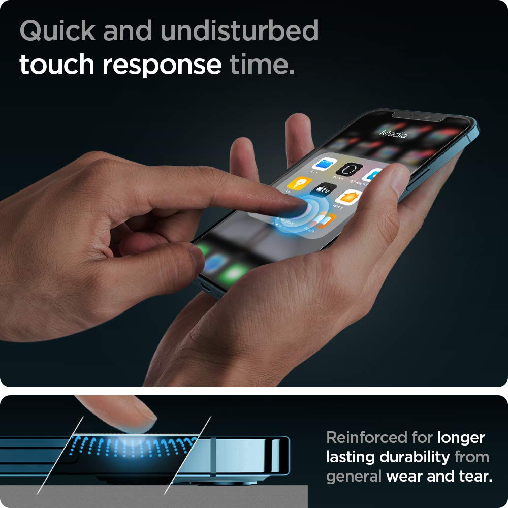 Spigen Screen Protector for iPhone 18 Pro Max, 17 Pro Max, 16 Pro Max