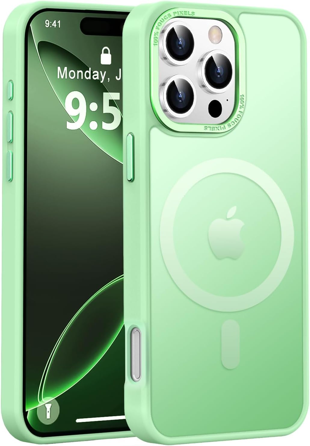 Newfuture Magnetic for iPhone Air Case Matte Shockproof, Light Blue