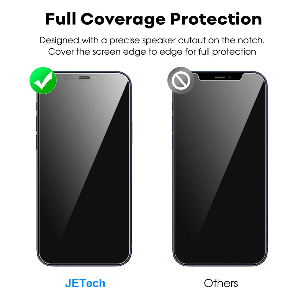 JETech Screen Protector for iPhone 18 Pro Max/17 Pro Max, 3-Pack