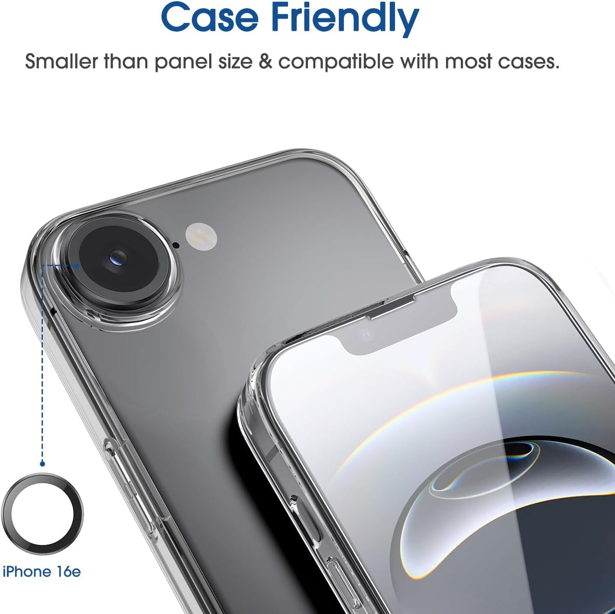 amFilm OneTouch for iPhone 18 Pro 6.3'' Screen Protector Tempered Glass