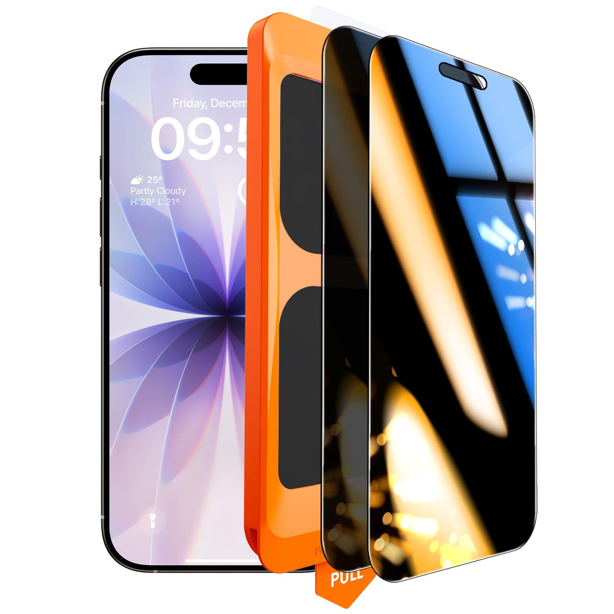 TOCOL for iPhone 17 Screen Protector, Easy Installation