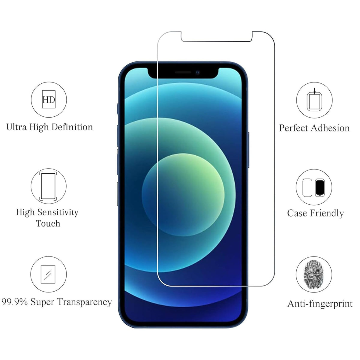 Ailun 3 Pack Screen Protector for iPhone 16 / iPhone 15 / iPhone 15 Pro