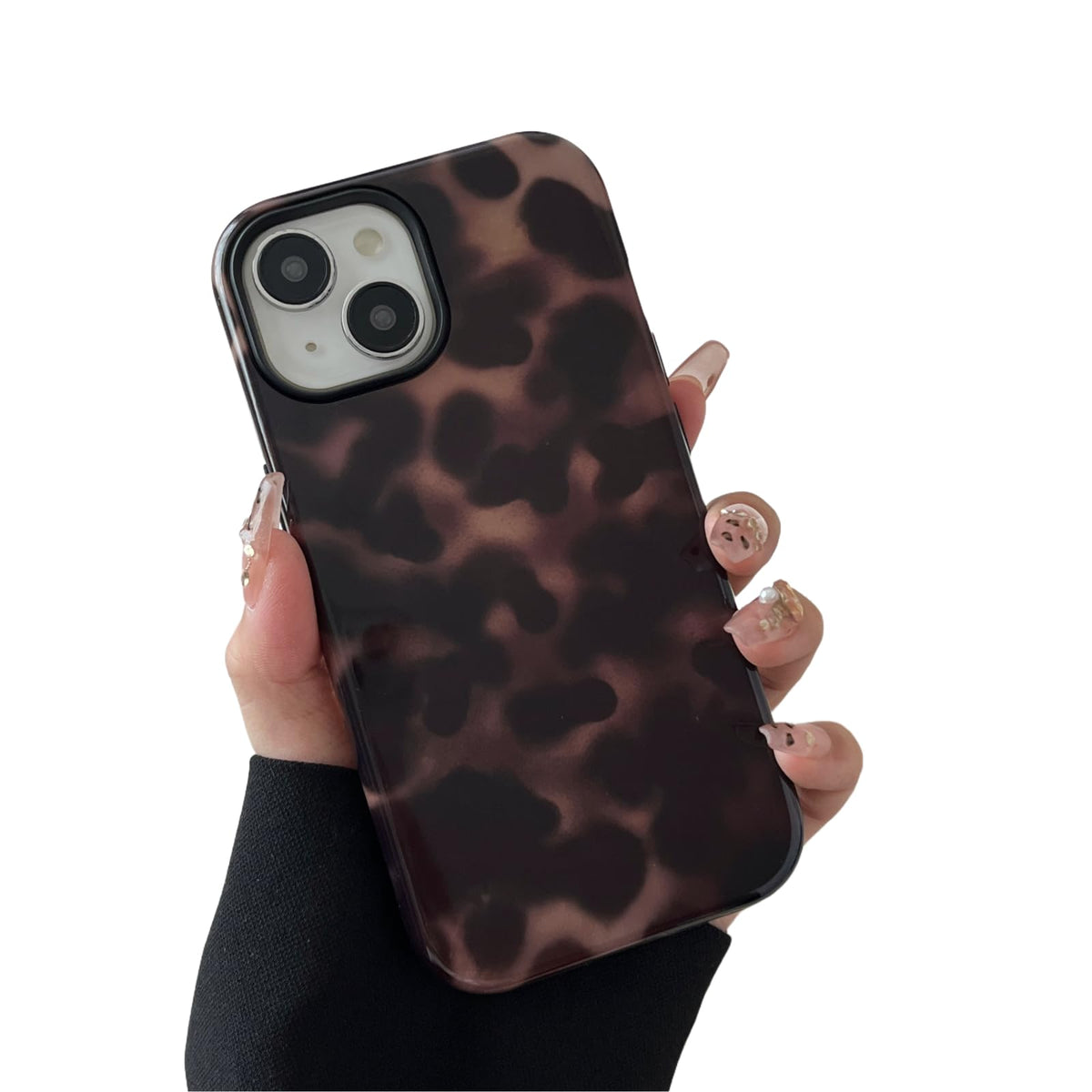 Longlayss Compatible with iPhone 15 Pro Case Tortoise Shell Phone Case