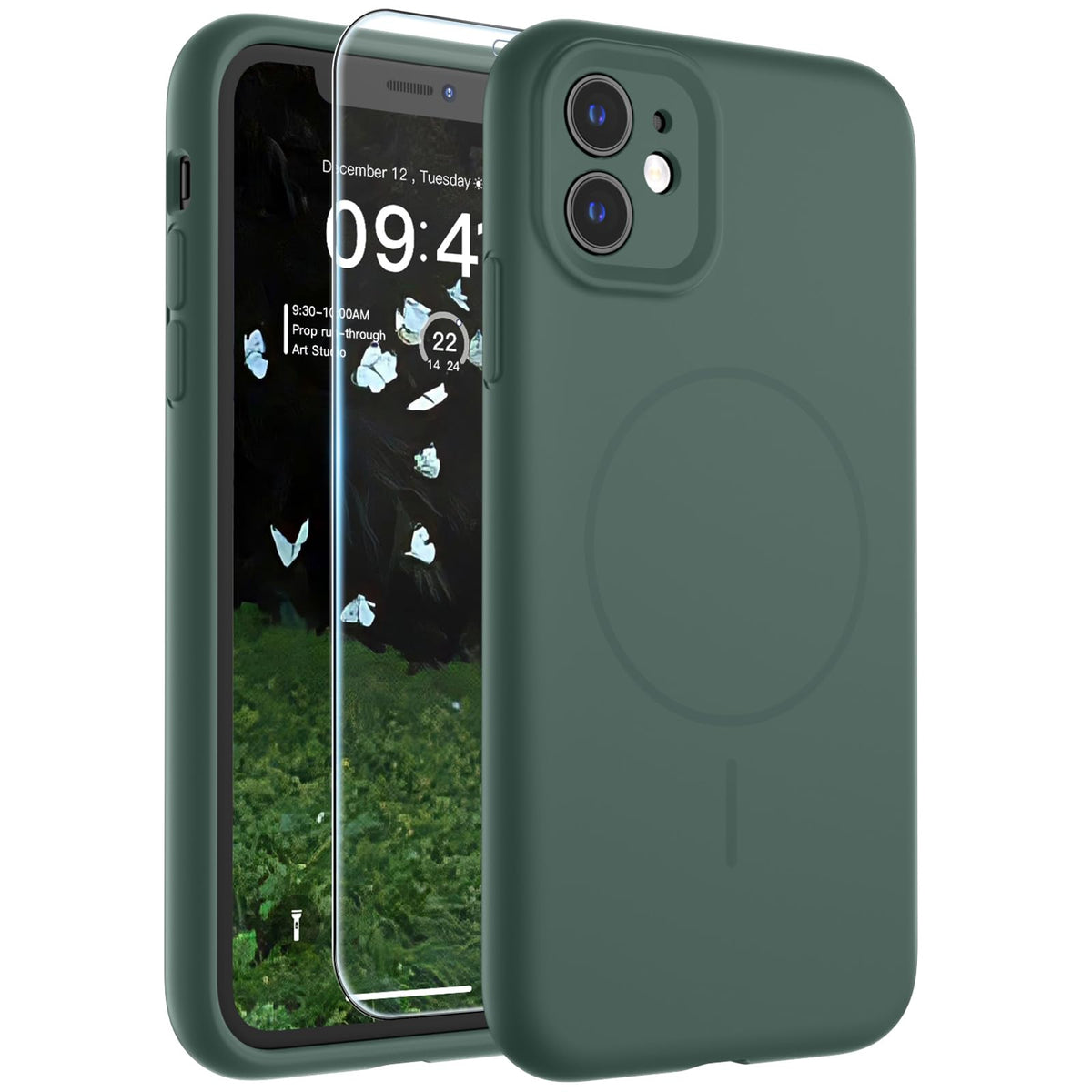 SUPFINE Silicone & Magnetic for iPhone 16 Pro Case