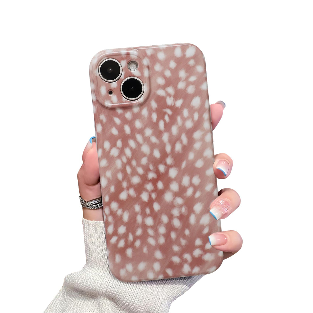 Cute Phone Case for iPhone 16 Case Fawn Deer Print