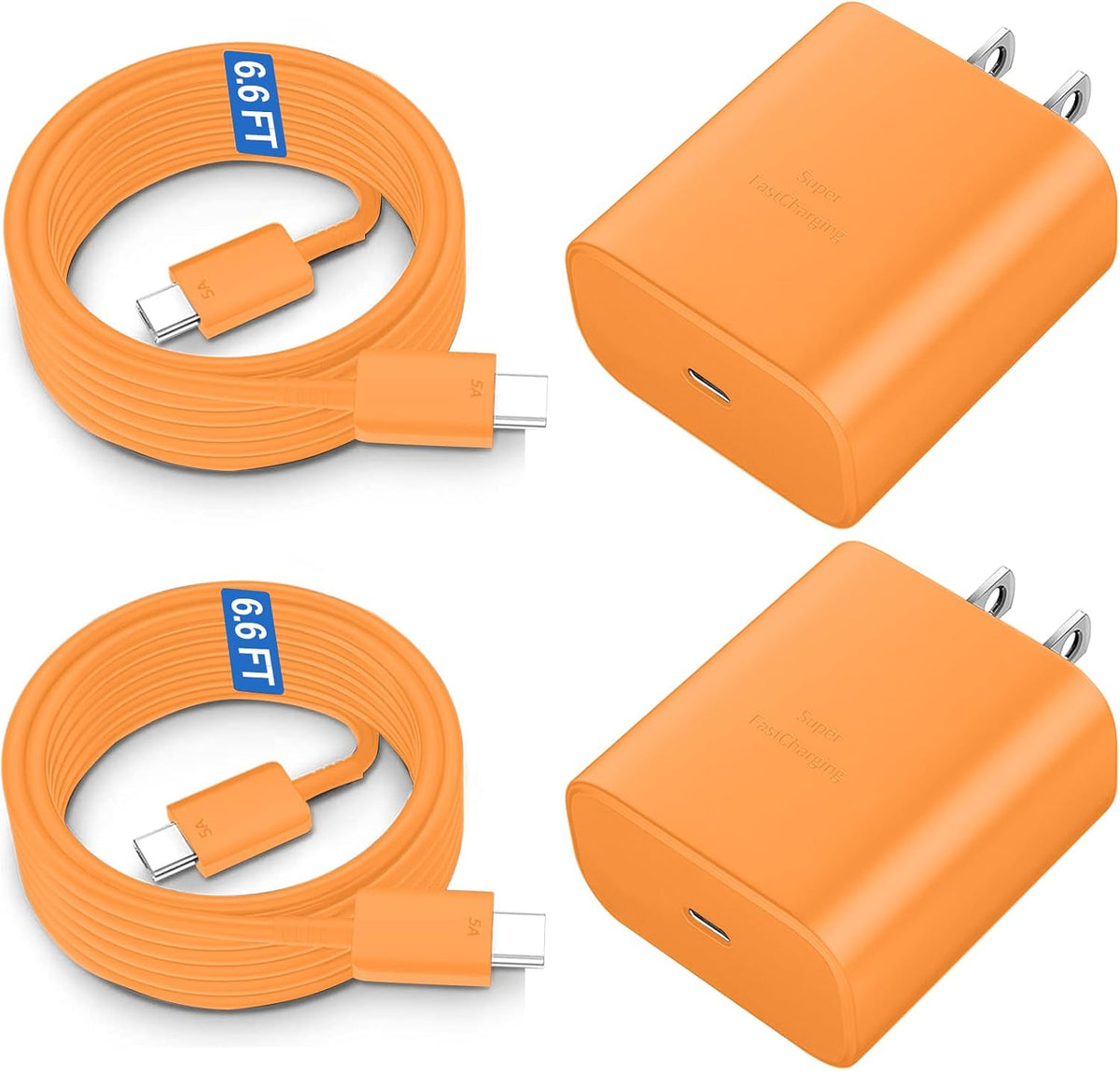 Type C Charger Fast Charging, 45W USB-C Super Fast Type C Wall Charger for Samsung Galaxy S26 S25 S24 S23 Ultra/S26 S25 S24 S23 S22 S21S20/Note 10/20, PPS Android Charger Block with 8FT Cable-Black