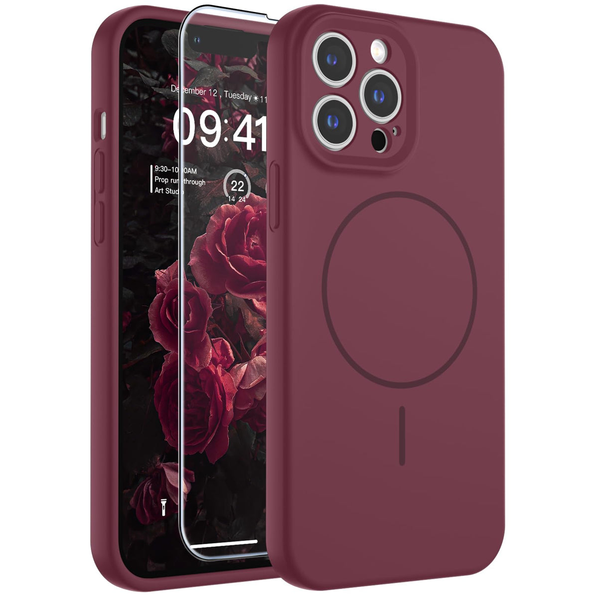 SUPFINE Silicone & Magnetic for iPhone 16 Pro Case