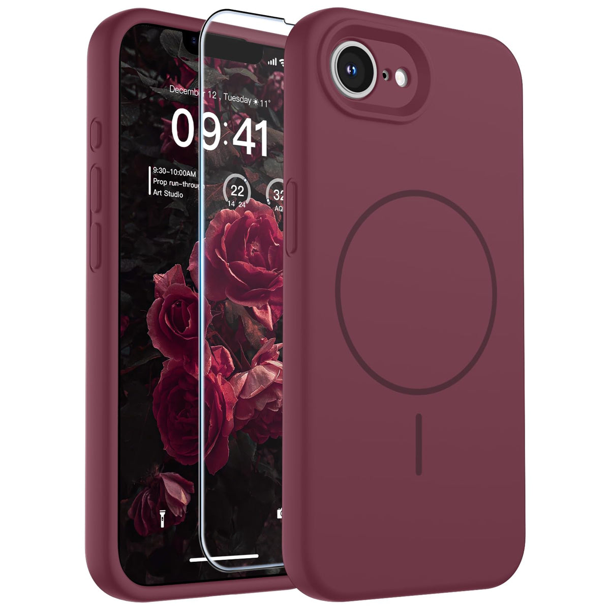 SUPFINE Silicone & Magnetic for iPhone 16 Pro Case
