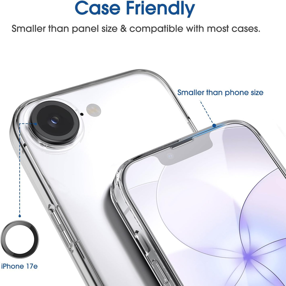 amFilm OneTouch for iPhone 18 Pro Max 6.9'' Screen Protector Tempered Glass