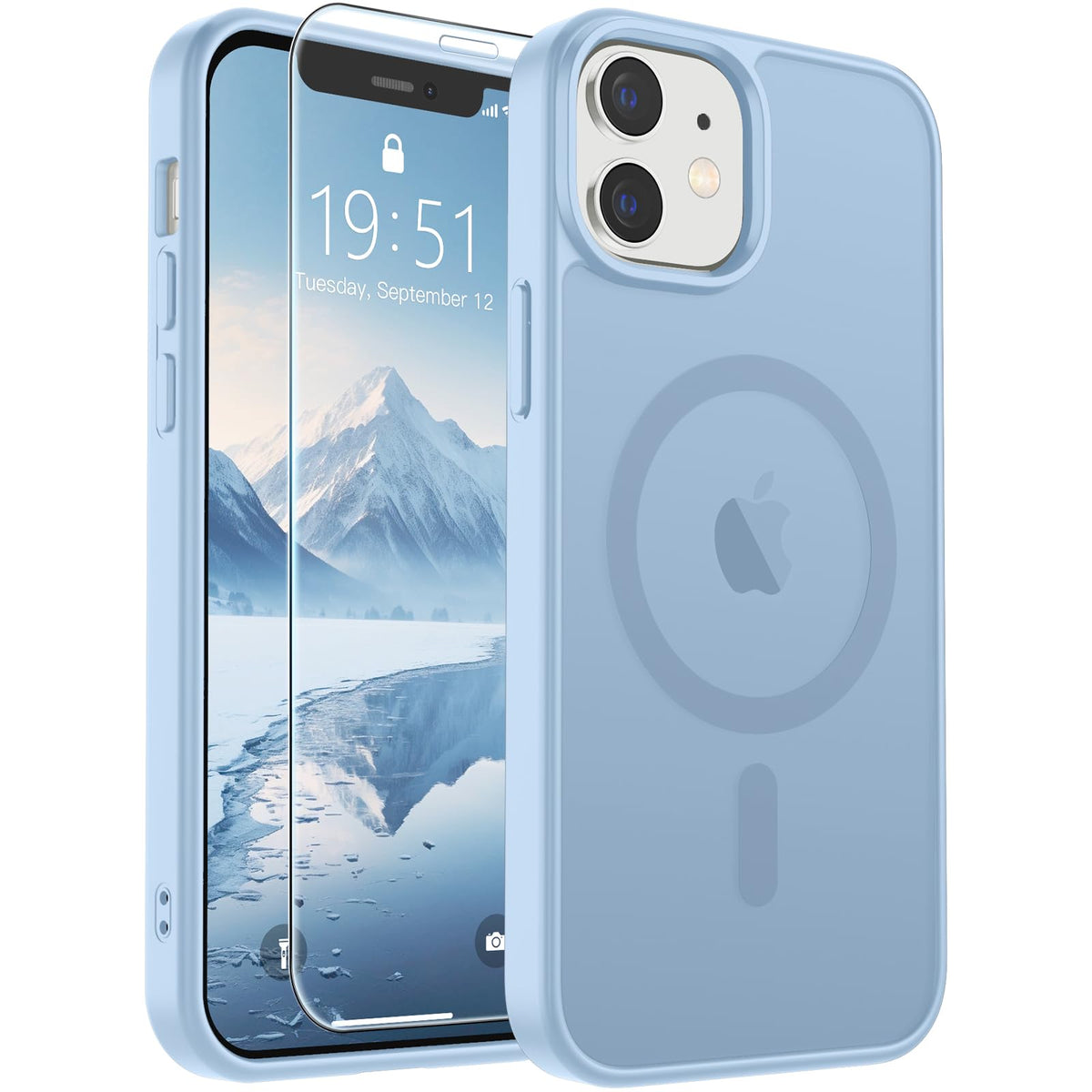 SUPFINE Magnetic for iPhone 13 Case/iPhone 14 Case Black