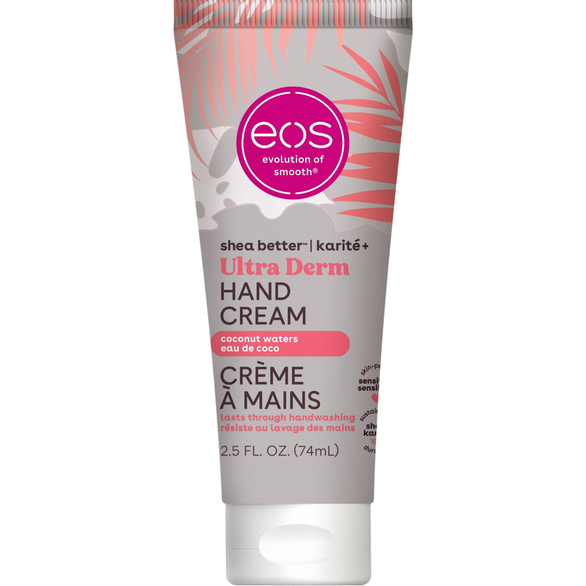 eos Shea Better Hand Cream - Vanilla Cashmere, Instant Hydration, 2.5 oz