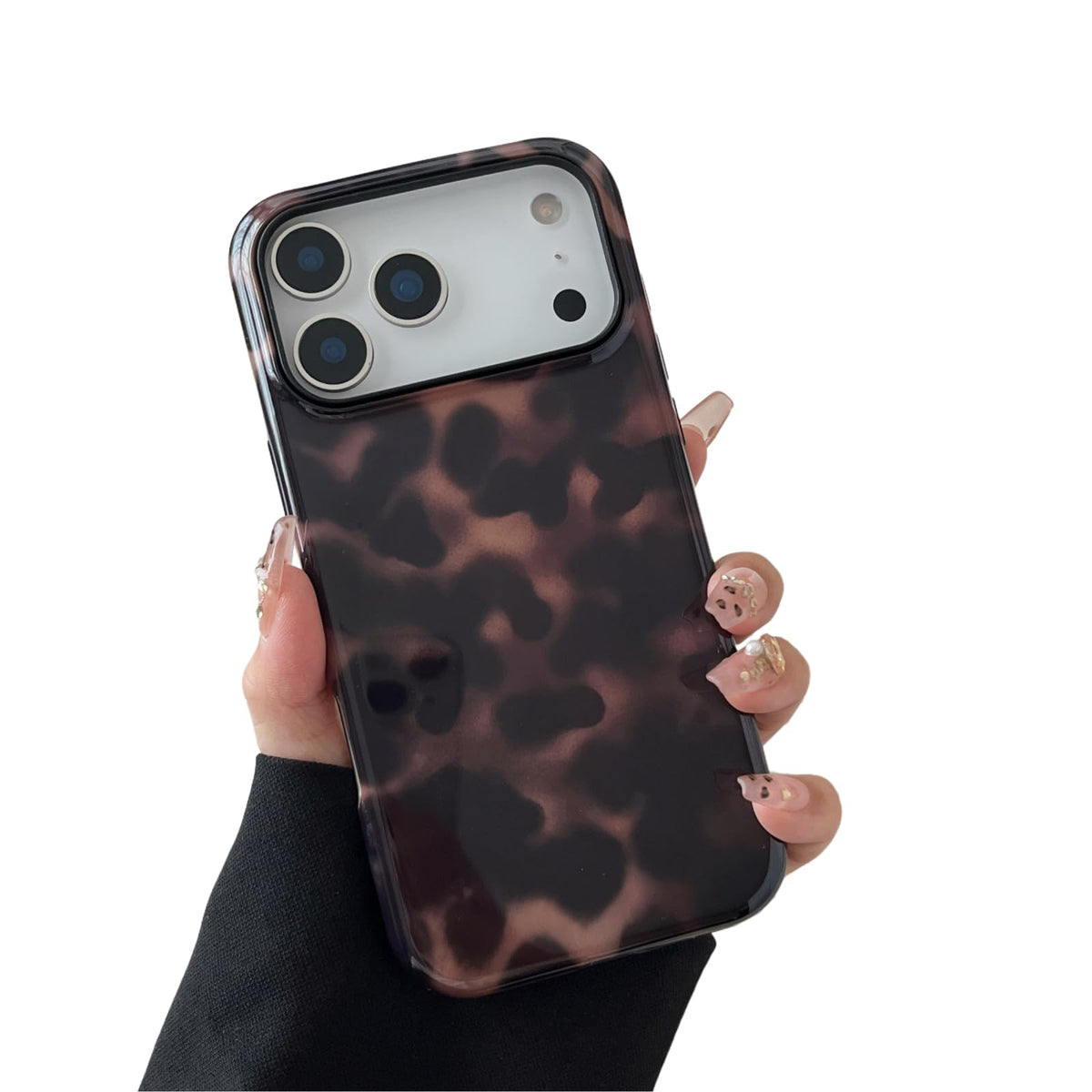 Longlayss Compatible with iPhone 15 Pro Case Tortoise Shell Phone Case