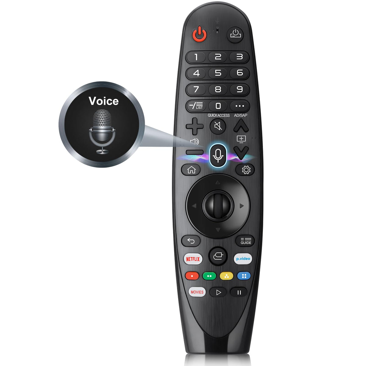 Universal Replacement for LG Smart TV Remote