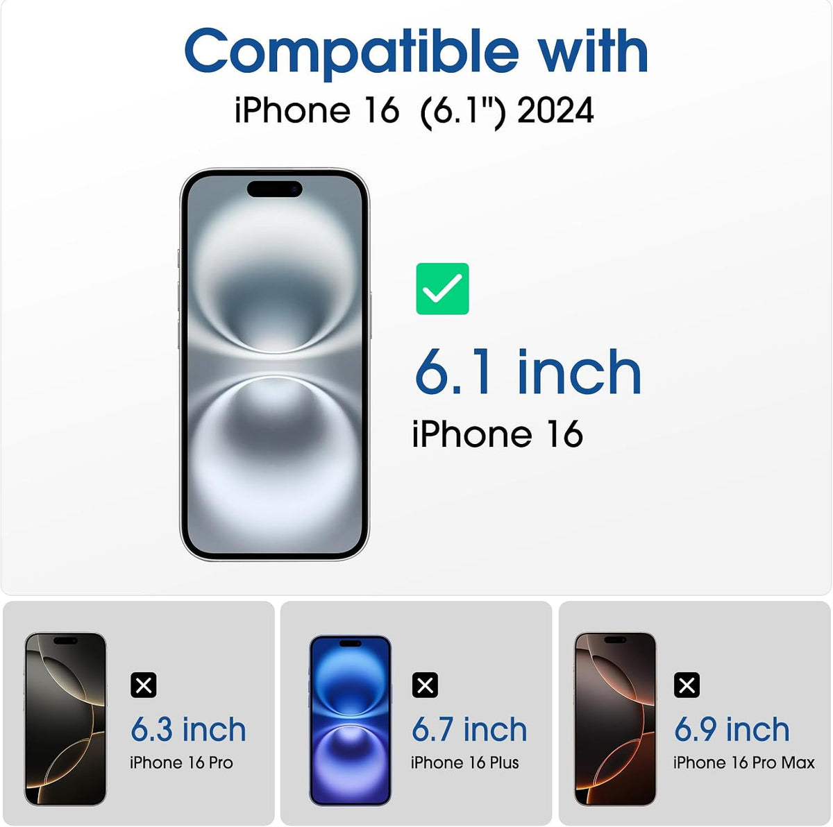 amFilm OneTouch for iPhone 18 Pro 6.3'' Screen Protector Tempered Glass