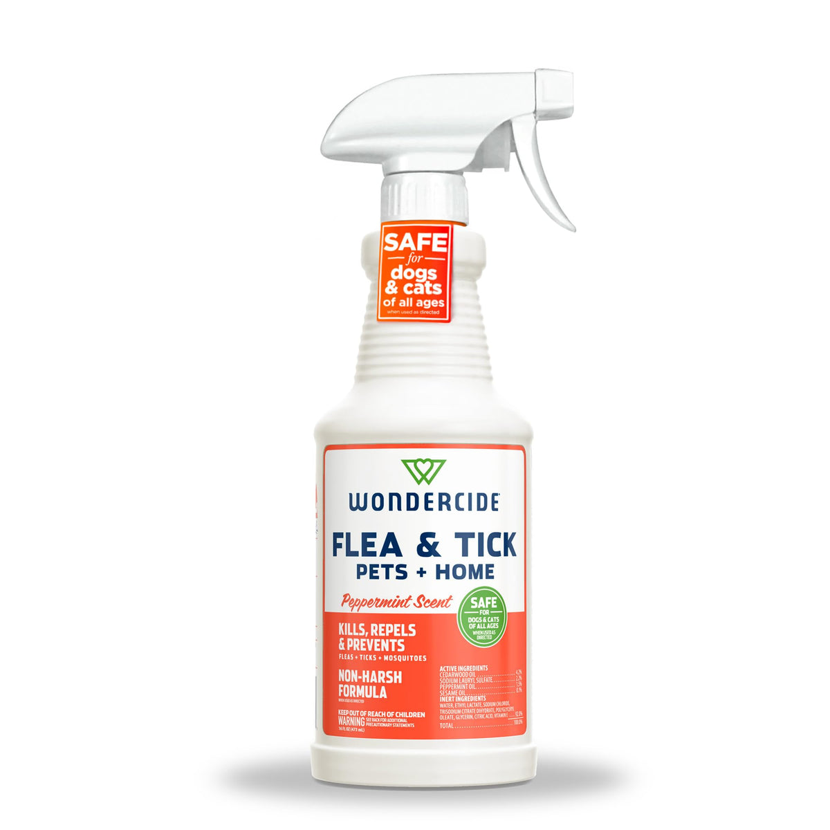 Wondercide Flea Tick & Mosquito Spray for Pets & Home - Rosemary 16 fl oz