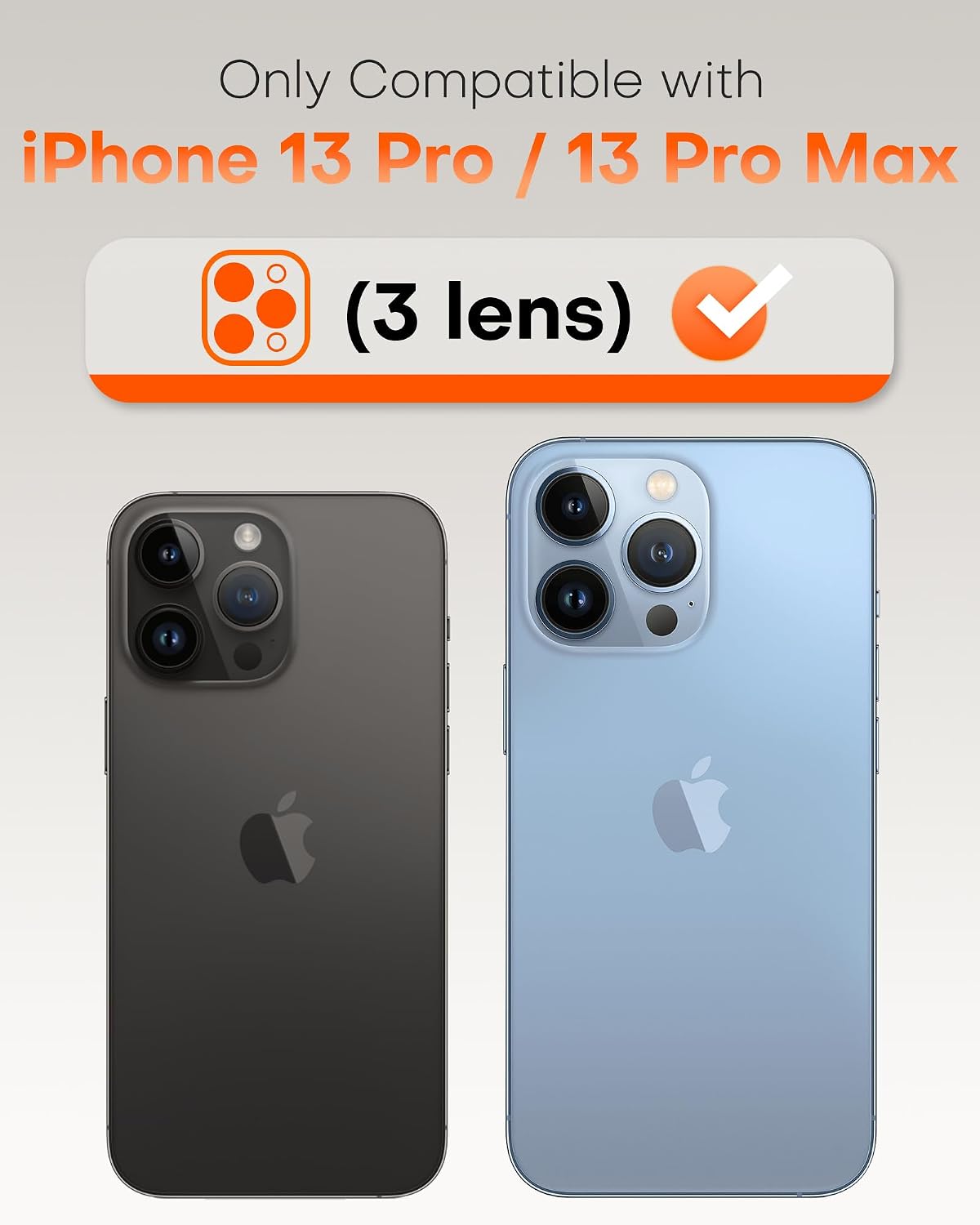 TOCOL for iPhone 16 Pro Max Camera Lens Protector/iPhone 16 Pro Camera Lens Protector Tempered Glass HD Individual Scratch Resistant Cover Accessories Case Friendly 2 Pack（Light Blue）