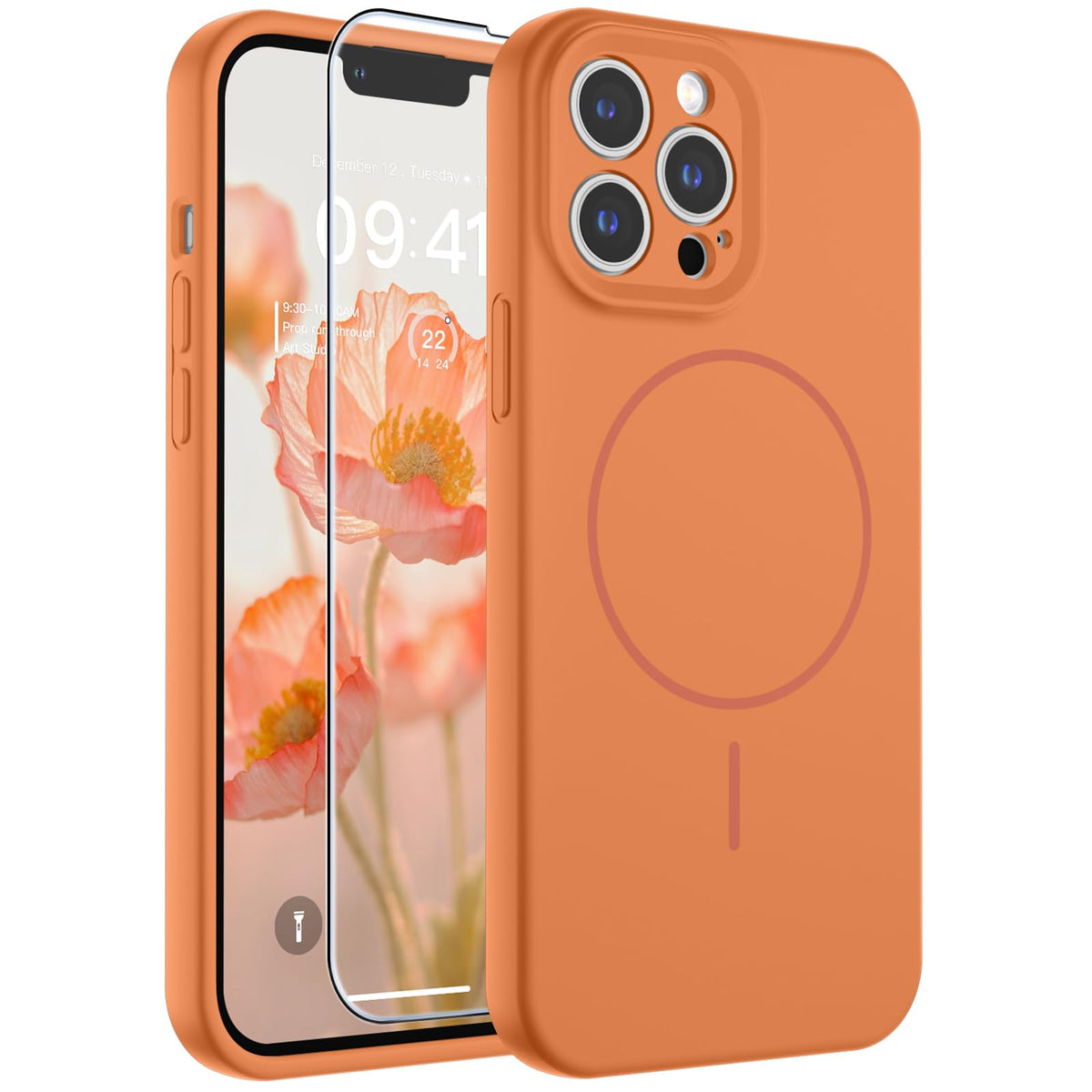 SUPFINE Silicone & Magnetic for iPhone 16 Pro Case