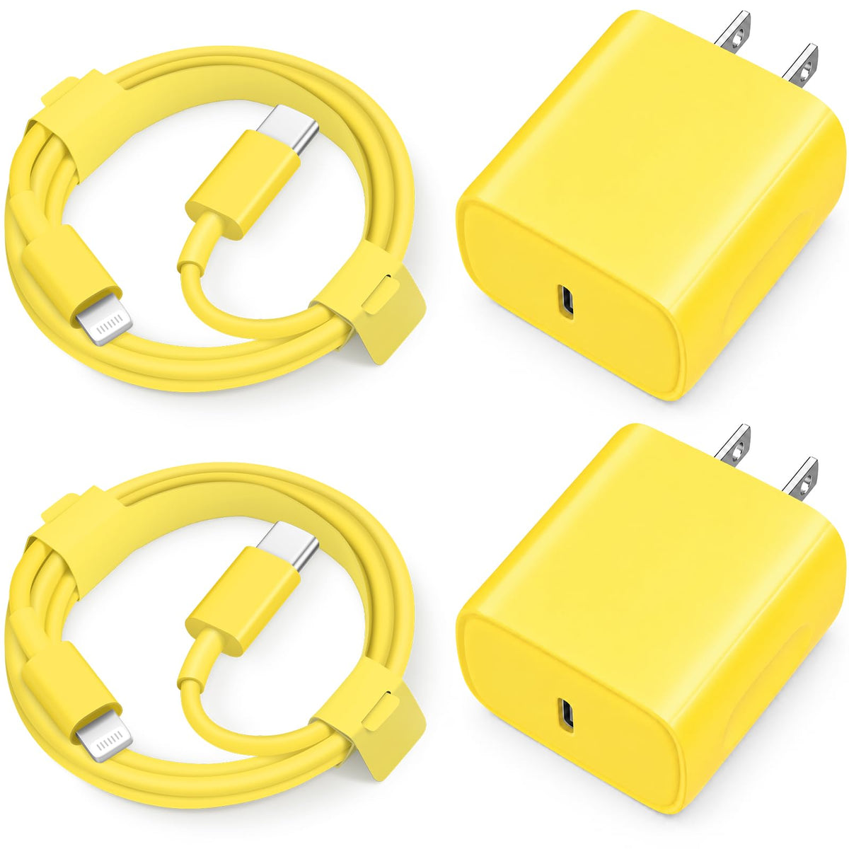 iPhone 14 13 12 11 Super Fast Charger [2Pack] cargador 20W Rapid USB C Wall Charger Block with 6FT Fast Charging Cable Compatible with iPhone 14/13/12/11/Pro/Pro Max/Mini/Xs Max/XR/X, iPad - Black