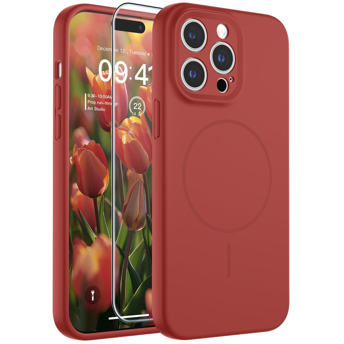 SUPFINE Silicone & Magnetic for iPhone 16 Pro Case