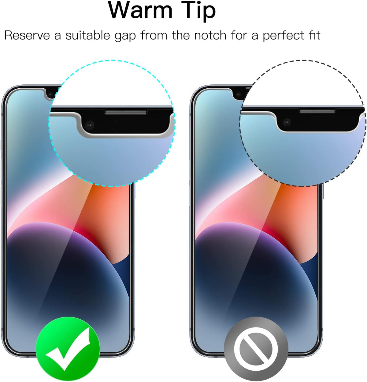 JETech Screen Protector for iPhone SE 3/2 (2022/2020), 3-Pack