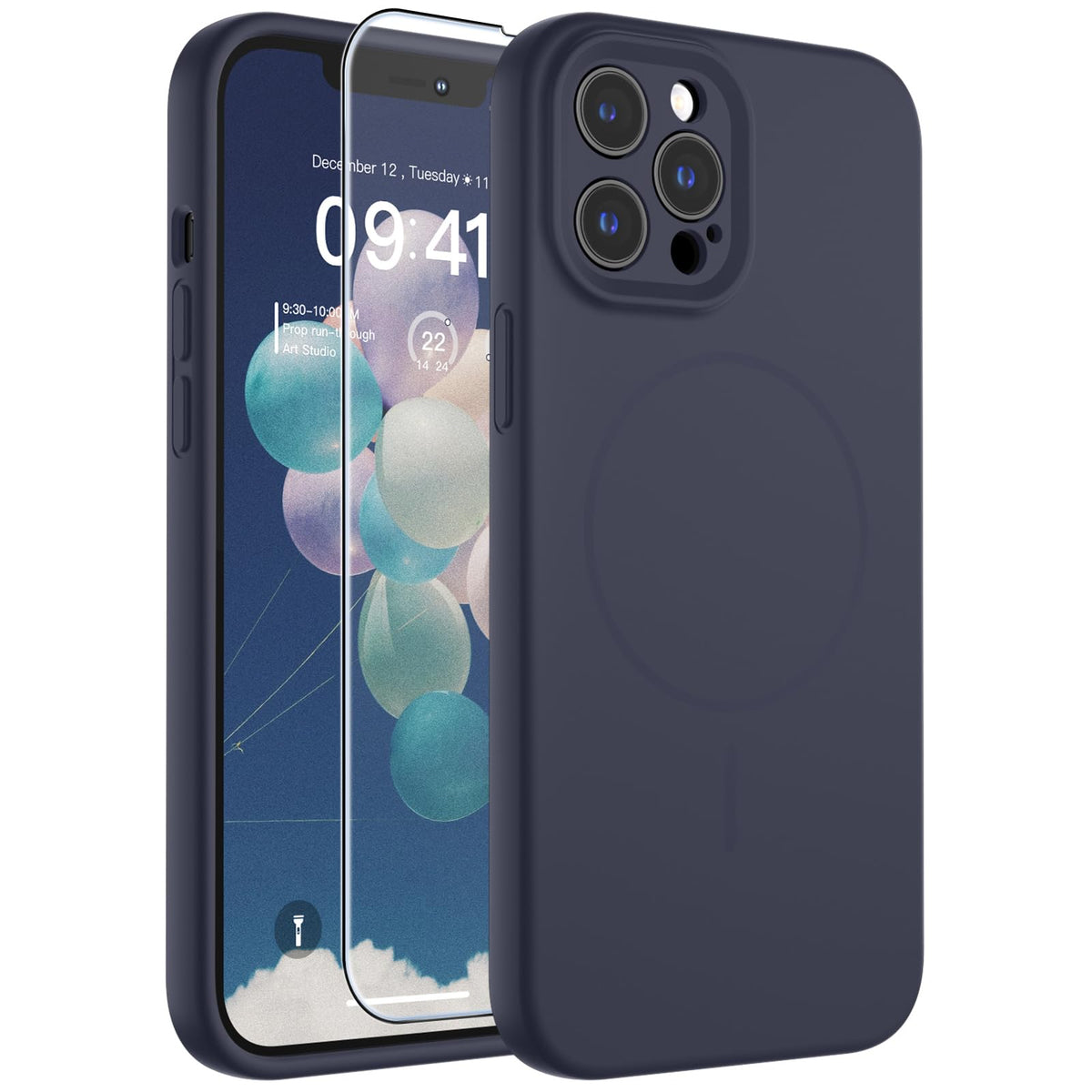 SUPFINE Silicone & Magnetic for iPhone 16 Pro Case