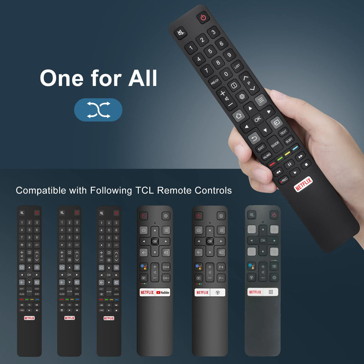 Universal Replacement for LG Smart TV Remote
