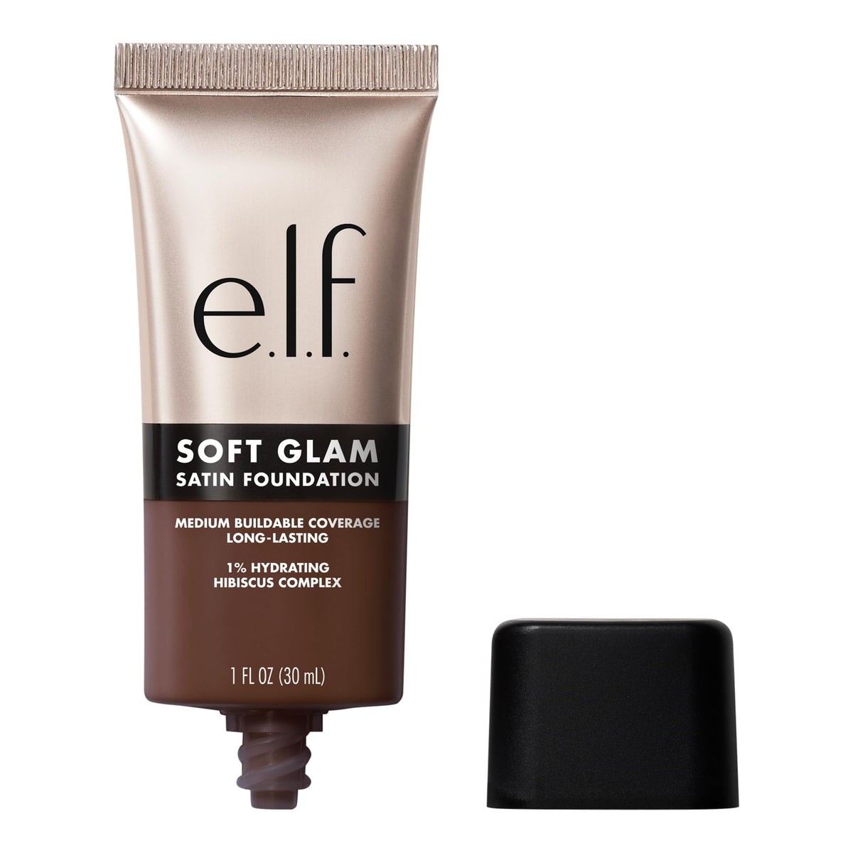 e.l.f. Soft Glam Satin Foundation, Medium Coverage, 43 Tan Cool