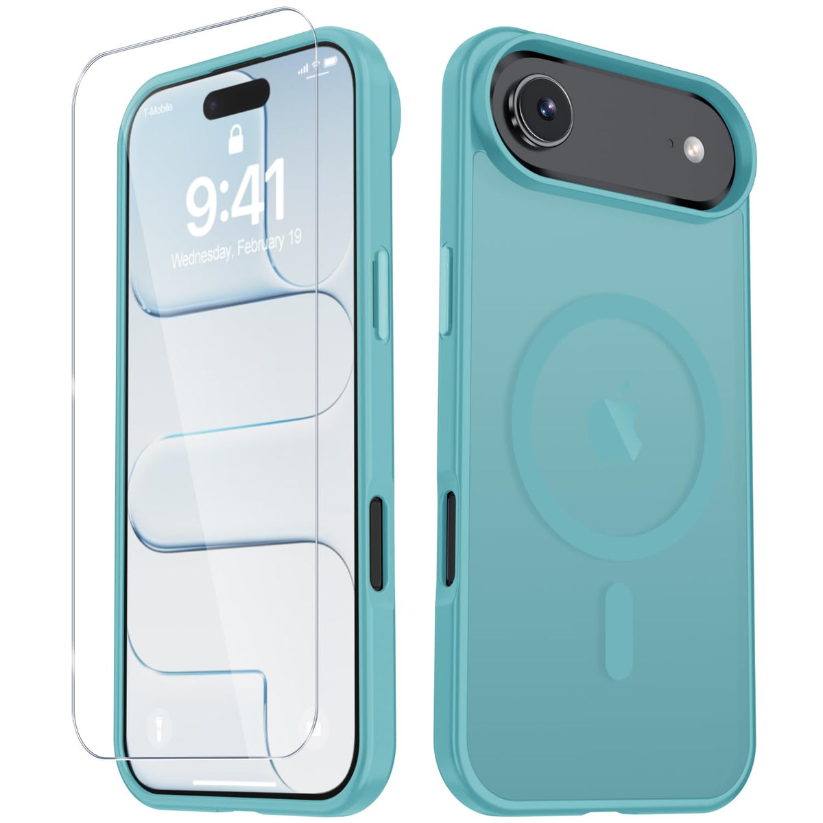 YENAPOON for iPhone 16 Plus Case, Matte Magnetic Phone Cover, Pink