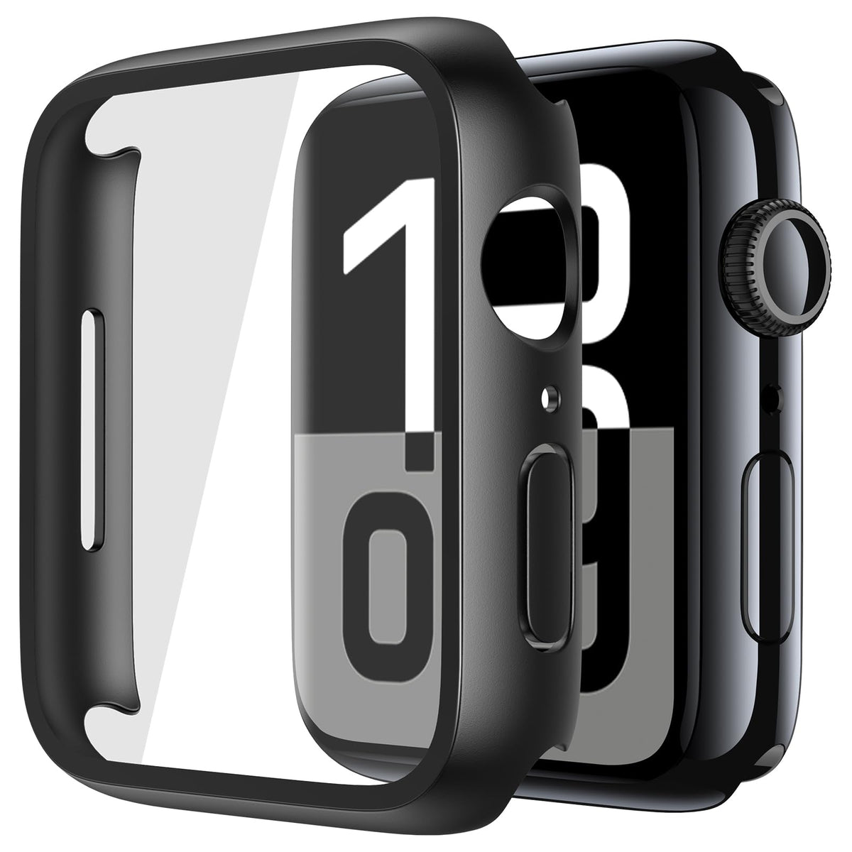 Misxi Screen Protector Case for 44mm Apple Watch SE3/SE2/SE/Series 6/5/4