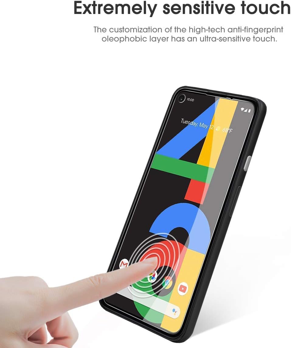 OMOTON 3+2 Pack for Google Pixel 11 Screen Protector 6.3-inch