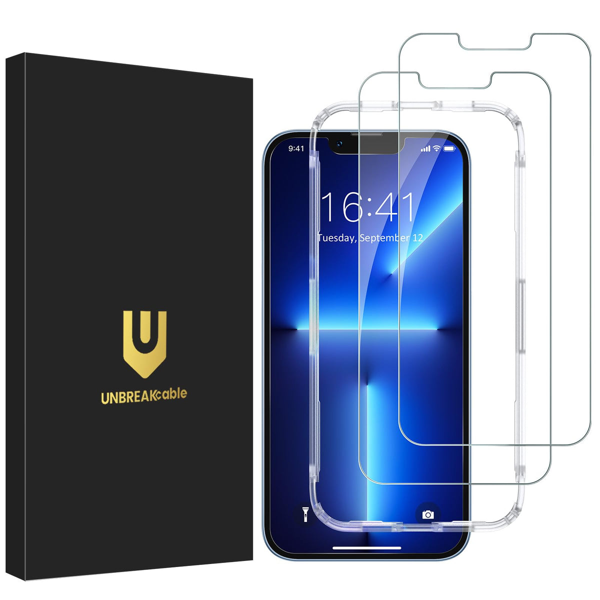 UNBREAKcable 2-Pack Screen Protector for iPhone 14 Plus/13 Pro Max